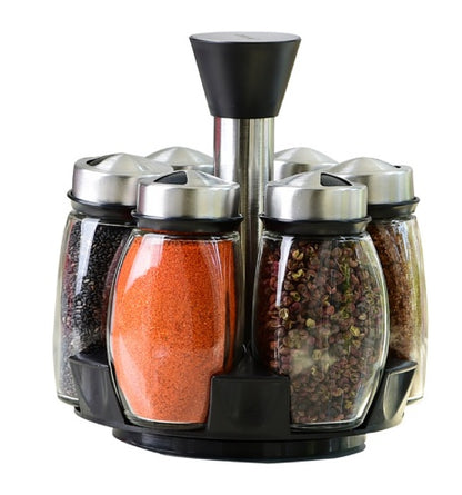 Complete Kitchen Spice Jar & Rack Combo